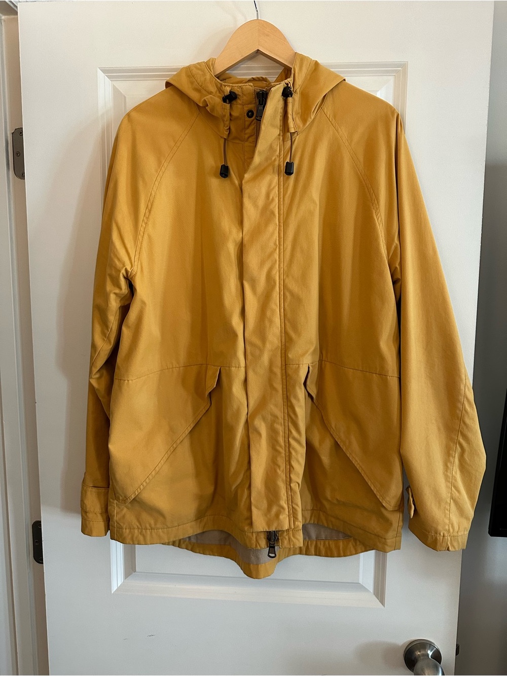 J. Crew cotton-nylon hooded jacket - M